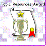 Topic Resource Award